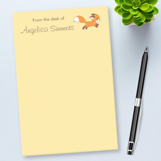 カワイイランニングキツネ ポストイット