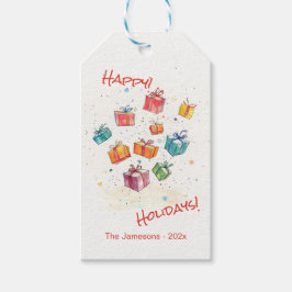 カワイイレトロハッピーホリデイズ ギフトタグ