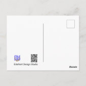 カワイイロブバードズセーブザデートハートはがき ポストカード (裏面)