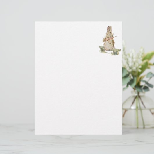 カワイイヴィンテージうさぎニンジン付きバニーのノート (スタンド正面)