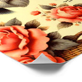 カワイイヴィンテージシュナウザー ポスター (角)