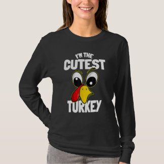 カワイイ七面鳥の家族グループマッチングハロウィンパーティー Tシャツ