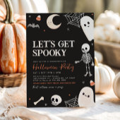 カワイイ不気味幽霊ハローウィンパーティ 招待状