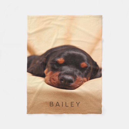 カワイイ写真の作カスタム成 フリースブランケット (正面)