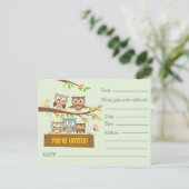 カワイイ多目的フィル招待状デザインはがき ポストカード (スタンド正面)