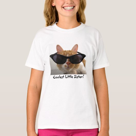 カワイイ妹にゃんこガールズTシャツ Tシャツ (正面)