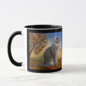 カワイイ子猫ファインアートマグ マグカップ (左)