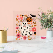 カワイイ幽霊カボチャフローラ 不気味 アクリルサイン (ウェディング)