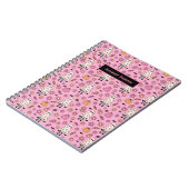 カワイイ幽霊パンプキンハロウィーン ノートブック (左側)