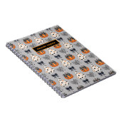 カワイイ幽霊パンプキンハロウィーン ノートブック (右側)