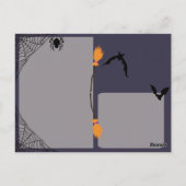 カワイイ幽霊パンプキ幽霊のよく出るンズハウスハロウィーン ポストカード (裏面)