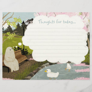 カワイイ幽霊 – ダックポンド春 レターヘッド