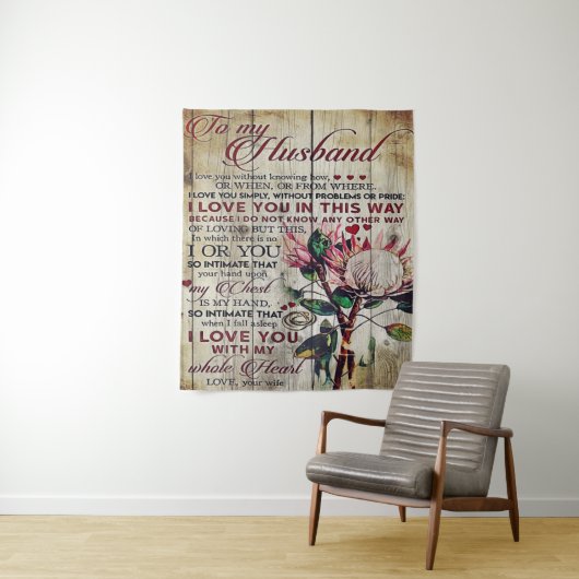 カワイイ手紙 |ラブリーギフト |父の日 タペストリー (インサイチュ)