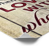 カワイイ手紙 |ラブリーギフト |父の日 ポスター (角)