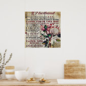 カワイイ手紙 |ラブリーギフト |父の日 ポスター (キッチン)