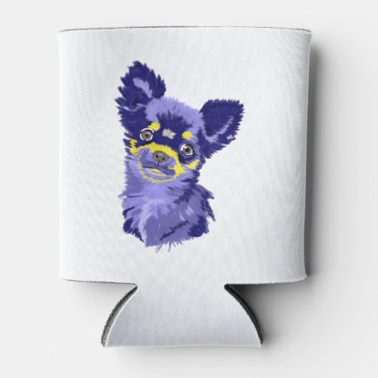 カワイイ抽象芸術チワクールワ 缶クーラー (正面)