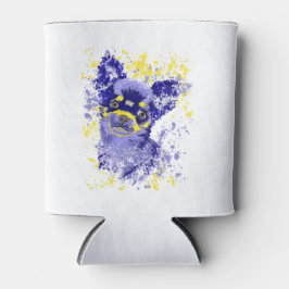 カワイイ抽象芸術チワクールワ 缶クーラー