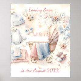 カワイイ来ズ近日発表招待状 ポスター