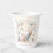 カワイイ来ズ近日発表招待状 紙コップ (正面)