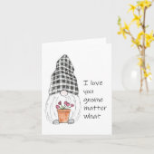 カワイイ格言愛してる格言は何でも カード (黄色い花)