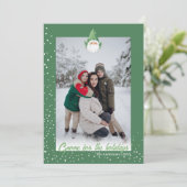 カワイイ格言for the Holidays家族写真 シーズンカード (スタンド正面)