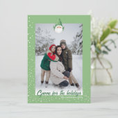 カワイイ格言for the Holidays家族写真 シーズンカード (スタンド正面)