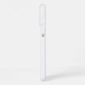 カワイイ猫と月の蝶のカスタムデザイン iPhoneケース (左側面)