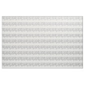 カワイイ白黒フローラドルと紙吹雪 ファブリック (ヤード)