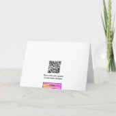 カワイイ笑顔のバンドエイドハッピーナースウィークカスタマイズ可能 サンキューカード (裏面)