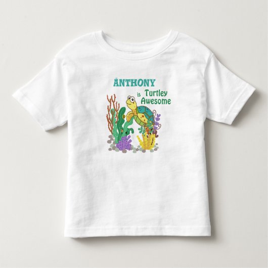 カワイイ素晴らしトガメパーソナライズされた|過去記事 トドラーTシャツ (正面)