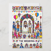 カワイイ結婚ズ 招待状 (正面)