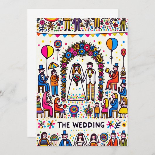 カワイイ結婚ズ 招待状 (正面/裏面)