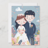 カワイイ結婚ズ 招待状 (正面)