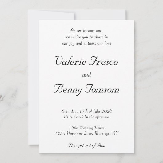 カワイイ結婚ズ 招待状 (裏面)