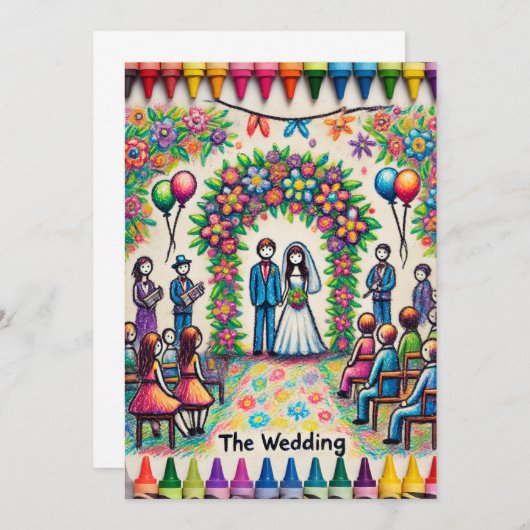 カワイイ結婚ズ 招待状 (正面/裏面)