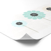 カワイイ結婚フローラベビー子供部屋 ポスター (角)