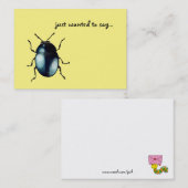 ...（カワイイ虫）という名刺が欲しかった。 名刺 (正面/裏面)