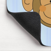 カワイイ間抜けモンキー顔 マウスパッド (コーナー)