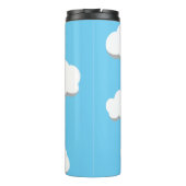 カワイイ飛んでいるフクロウハートバルーン タンブラー (裏面)