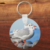 カワイイ鳥カワイイ キーホルダー (裏面)