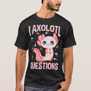 カワイイ&アイアおもしろいソロトル質問歩くフィッシュパン Tシャツ