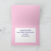 カワイイ！カスタム中学校卒業カード！カード カード (内部)