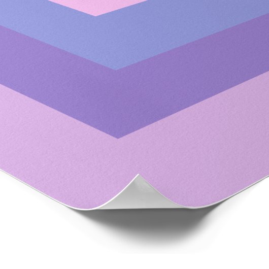 カワイイ&カラフルモノグラム文字の名前ガーリーおもしろい ポスター (角)