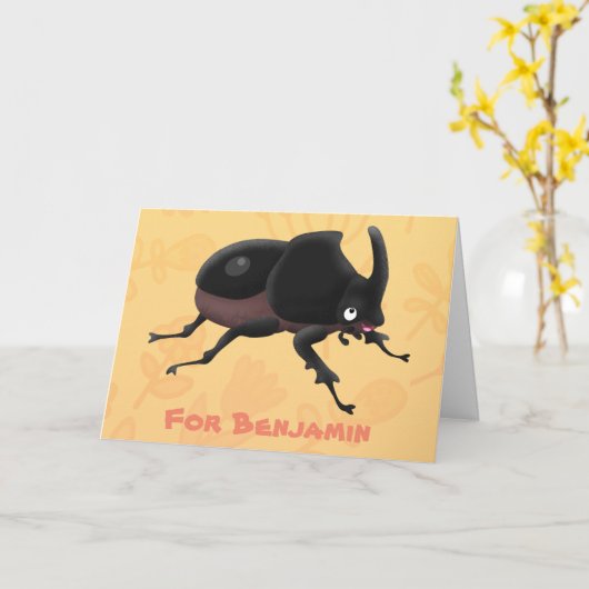 カワイイ カード (黄色い花)