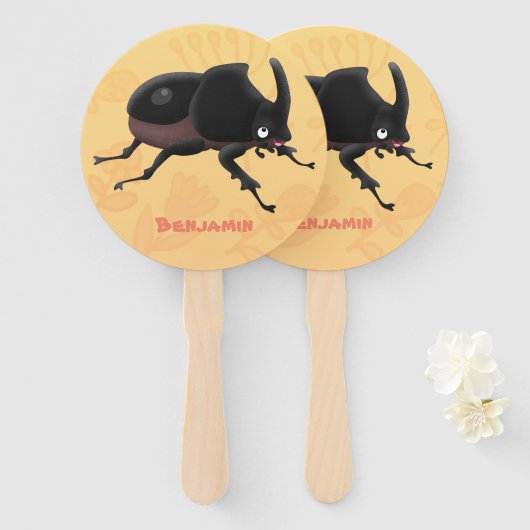 カワイイ ハンドファン (正面&裏面)