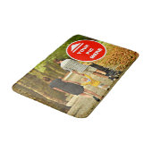 カワイイ！バスマットパーソナライズされた- – 中 バスマット (アングル)