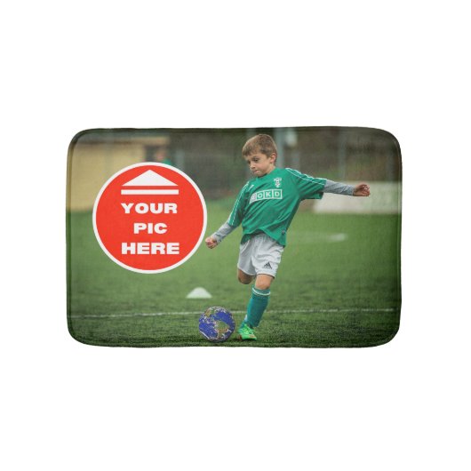 カワイイ!バスマットパーソナライズされた- – 小 バスマット (正面)