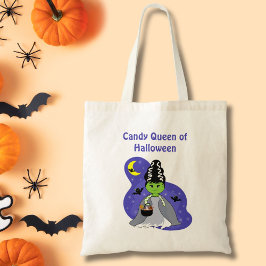 カワイイ フランケンシュタインの花嫁 ハロウィン キャンディ トートバッグ