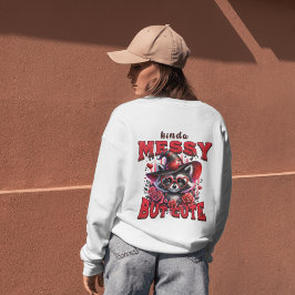 カワイイ&ラクよくはしゃぐーンおもしろいスウェットシャツ スウェットシャツ