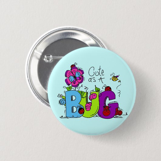 カワイイ 缶バッジ (正面&裏面)